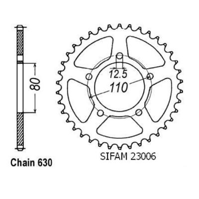 Rozeta pro Honda 23006CZ35